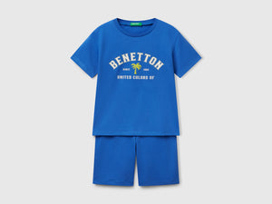Pigiama con logo 100% cotone