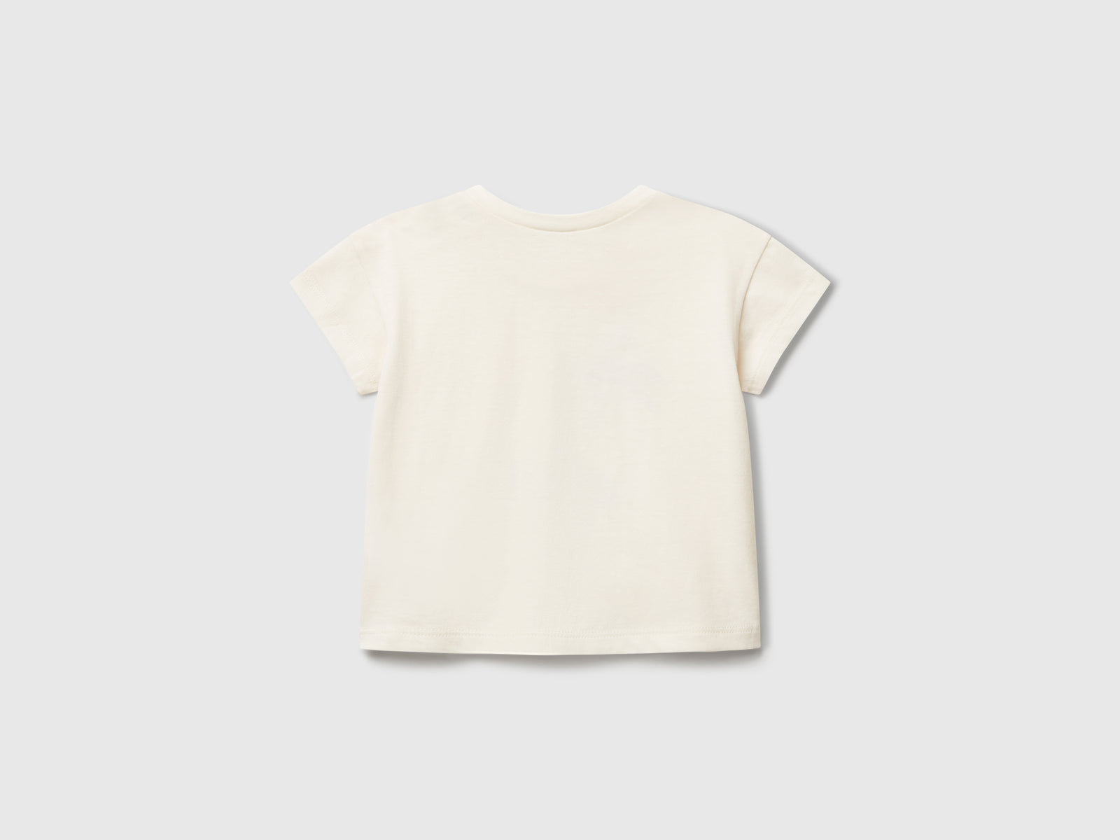 T-shirt con grafica estiva da neonato bianco panna 2 | Benetton Outlet