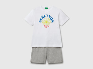 Completo t-shirt e bermuda 100% cotone