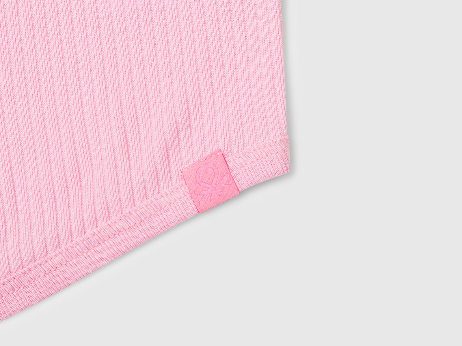 Ribbed tank top da bambina rosa 3 | Benetton Outlet