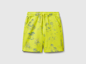 Bermuda con stampa tropicale