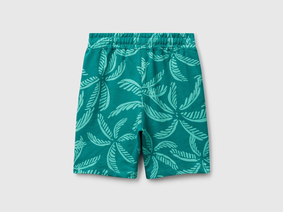 Bermuda con stampa tropicale