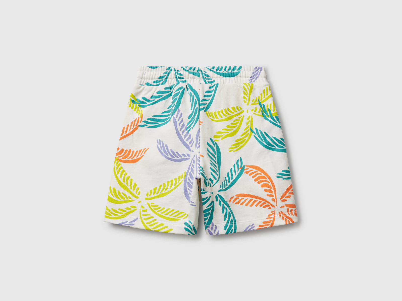 Shorts con stampa tropicale da bimbo bianco 2 | Benetton Outlet