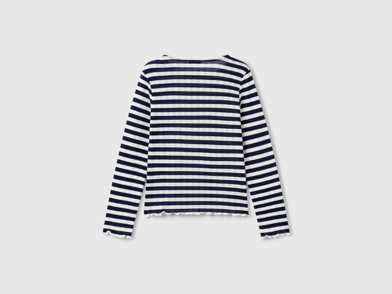 Maglietta a righe da bambina blu 2 | Benetton Outlet