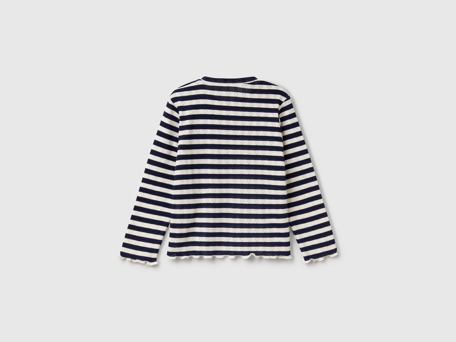 Maglietta a righe da bimba blu 2 | Benetton Outlet