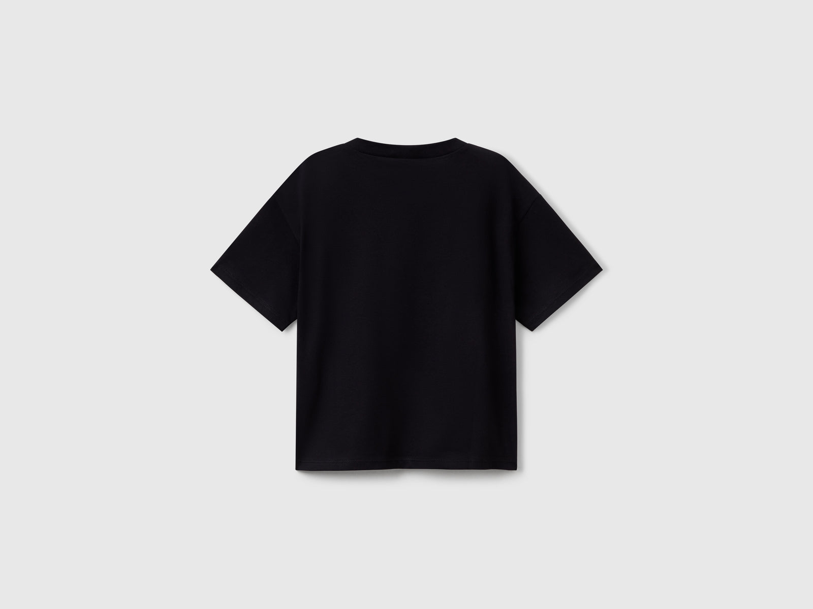 T-shirt boxy fit Lilo & Stitch da bambina nero 2 | Benetton Outlet