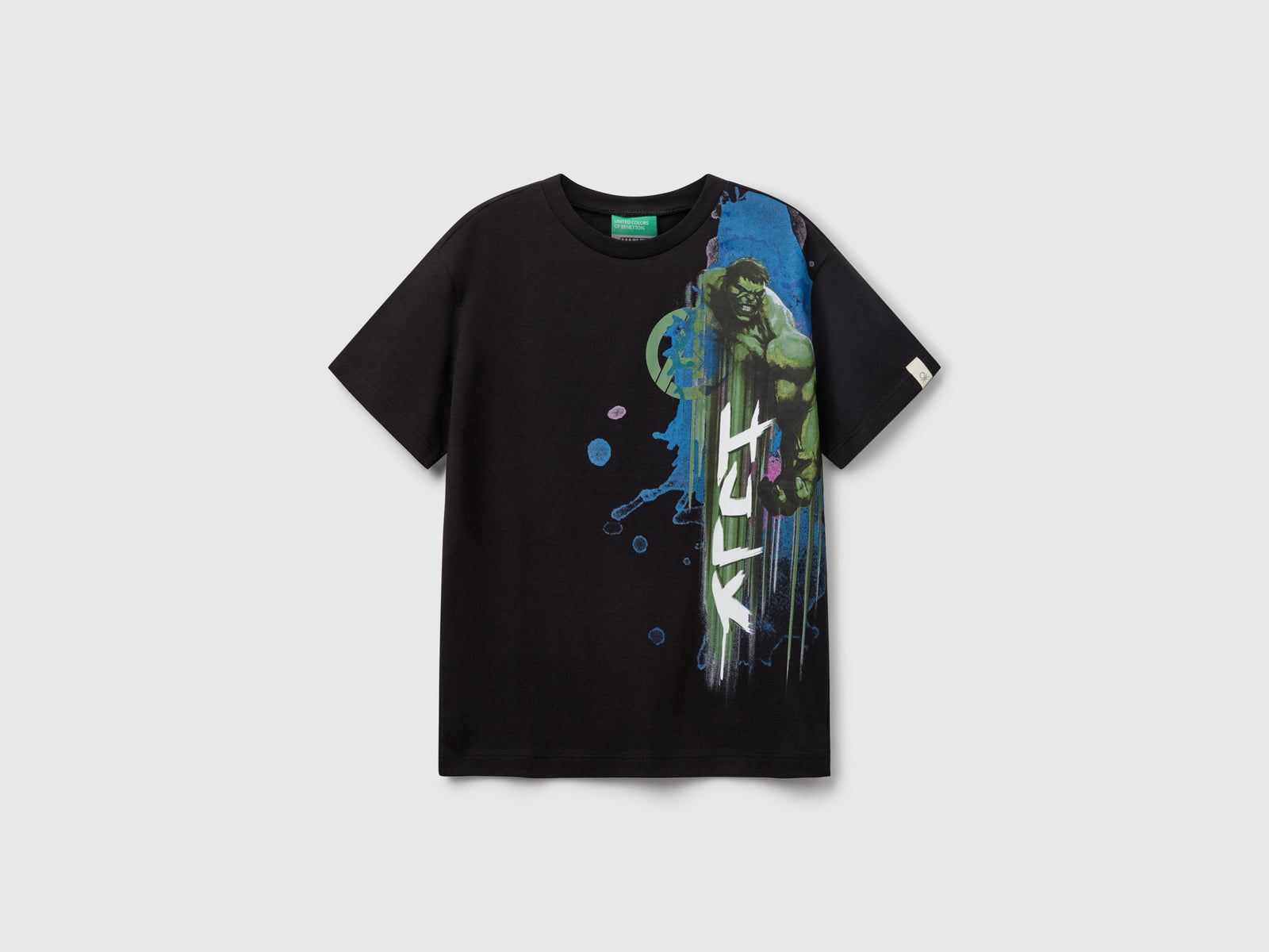 Maglietta ©Marvel Hulk da bambino nero | Benetton Outlet