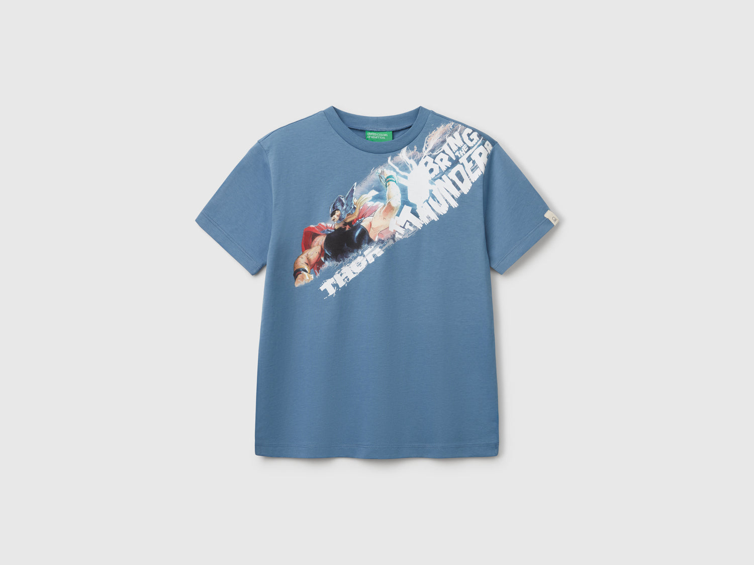 Maglietta ©Marvel Thor da bambino azzurro | Benetton Outlet
