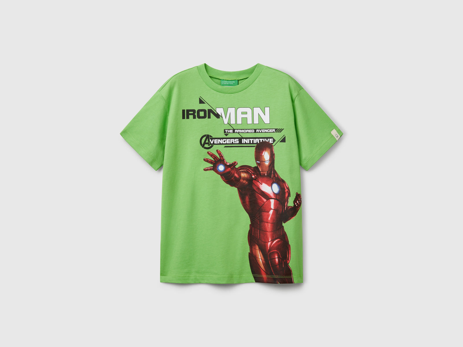 Maglietta ©Marvel Iron Man da bambino verde | Benetton Outlet