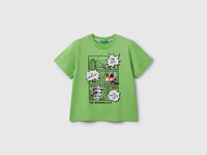 T-shirt girocollo con stampa
