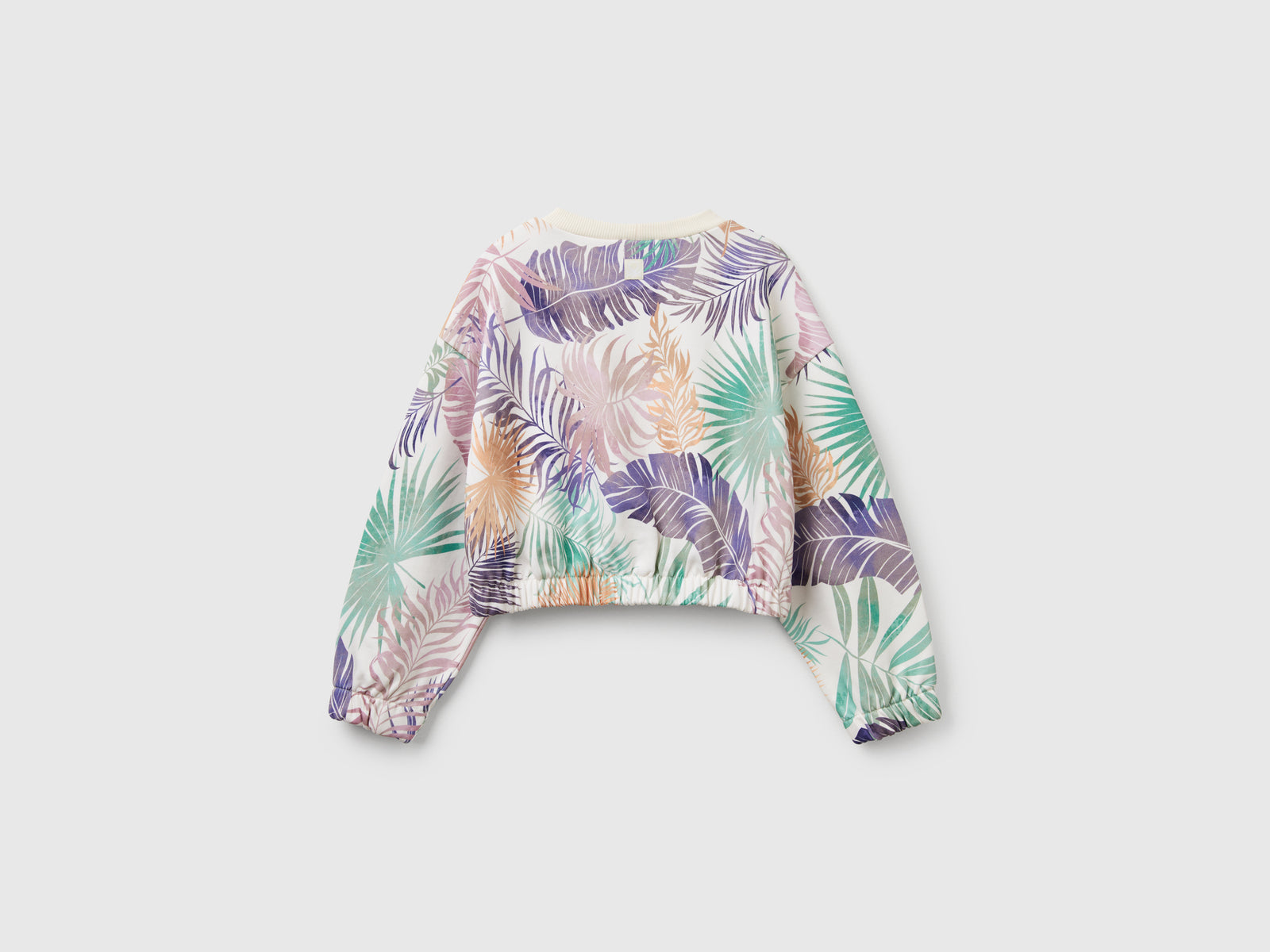 Felpa con stampa tropicale da bambina multi-color 2 | Benetton Outlet