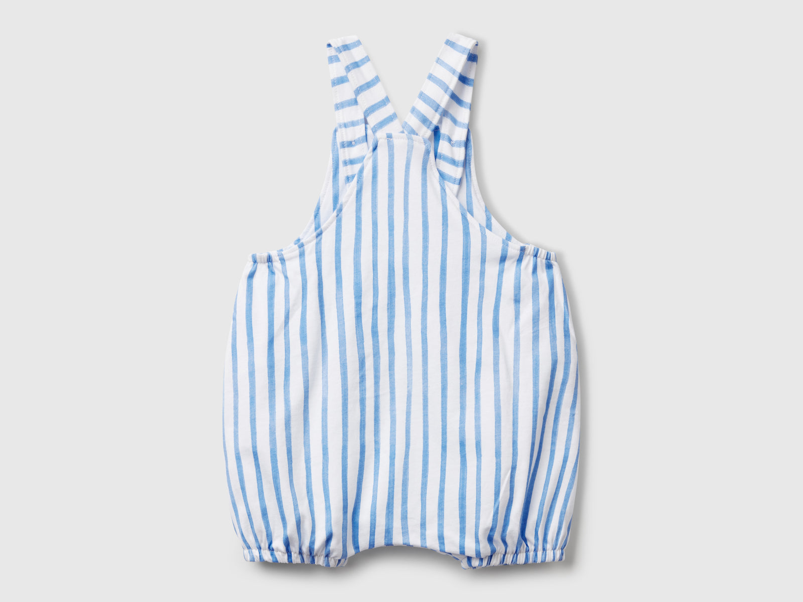 Salopette a righe da neonato blu 2 | Benetton Outlet