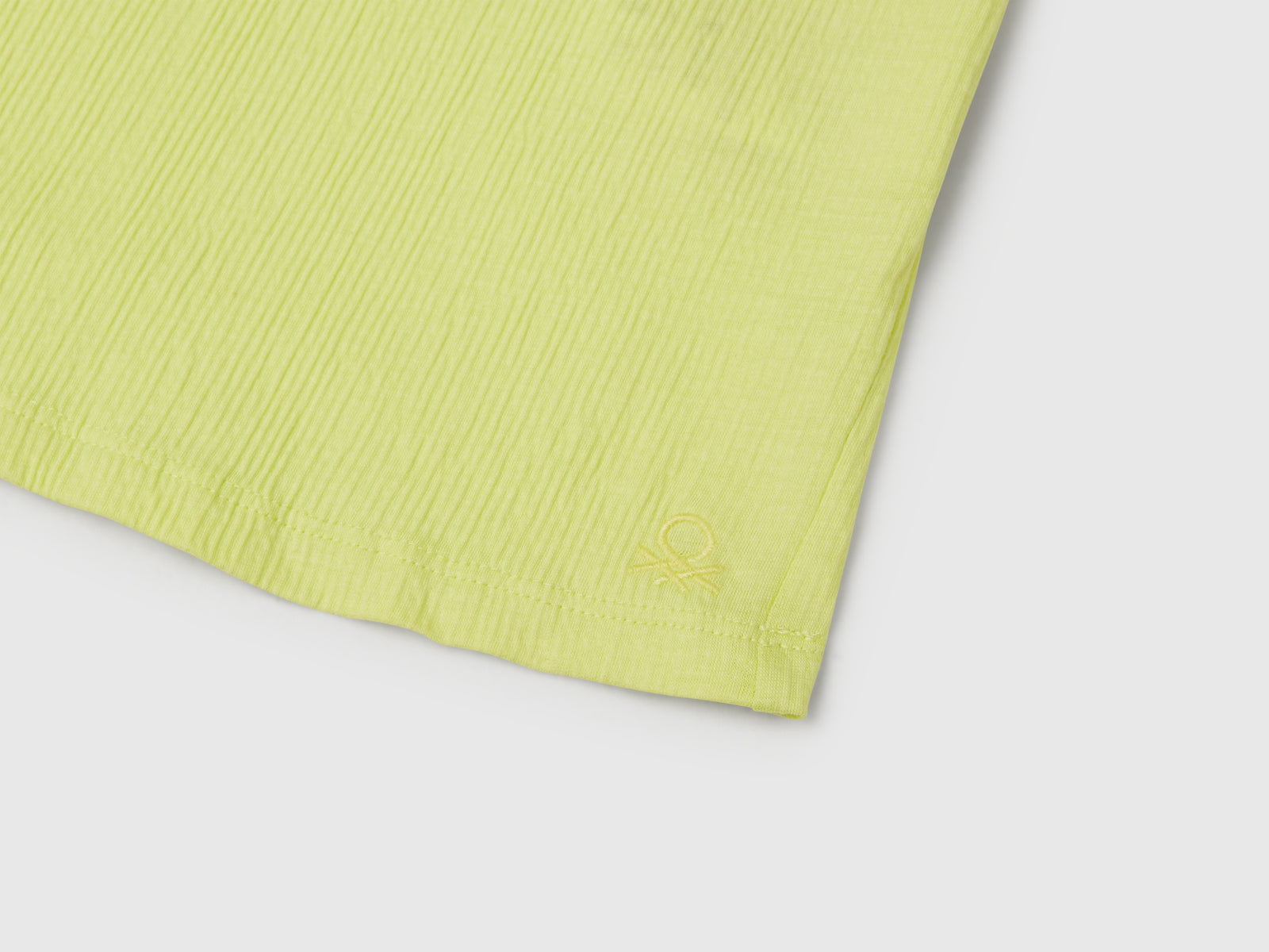 Top con volant da bambina lime 3 | Benetton Outlet