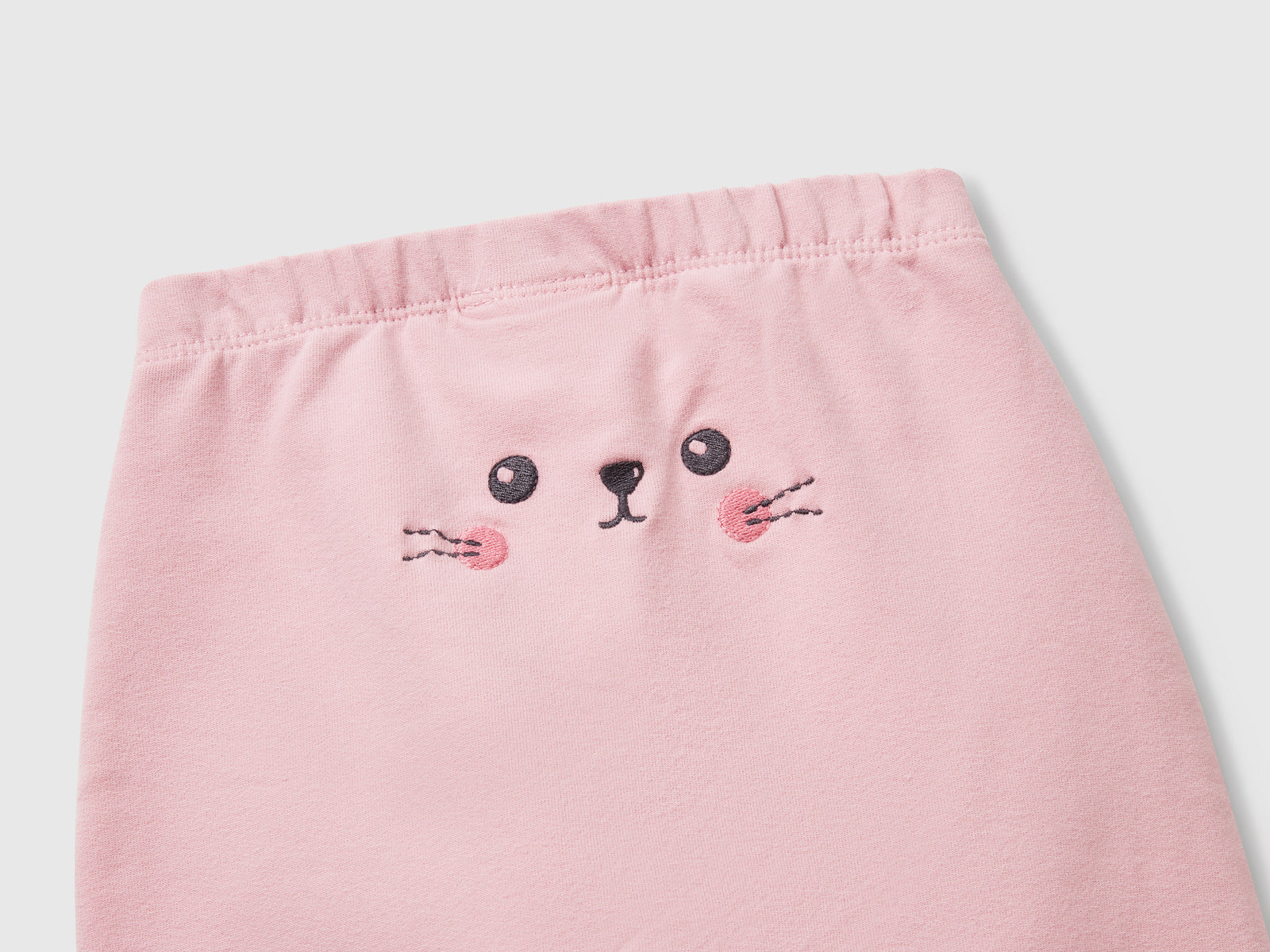 Completo in felpa stretch da neonato bianco panna 3 | Benetton Outlet