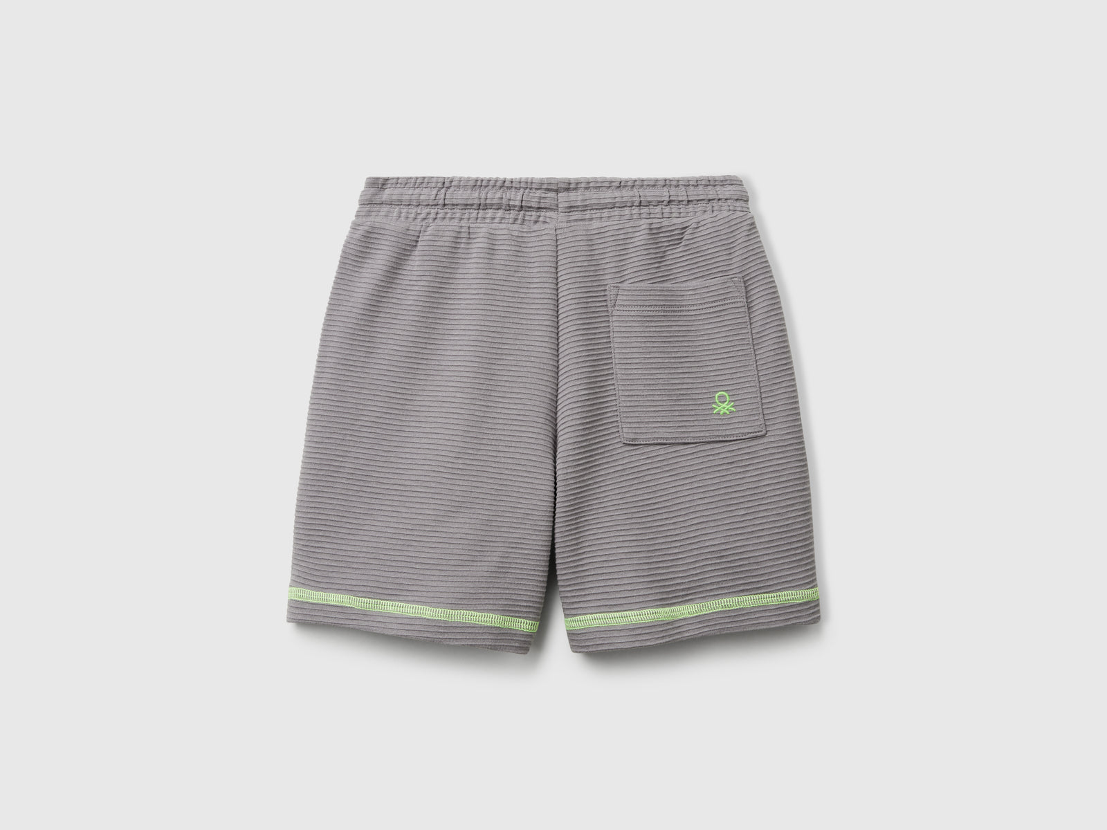 Shorts in felpa leggera da bimbo grigio 2 | Benetton Outlet