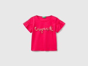 T-shirt con applicazione