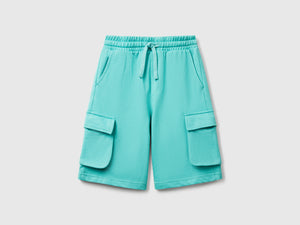 Shorts cargo in felpa leggera