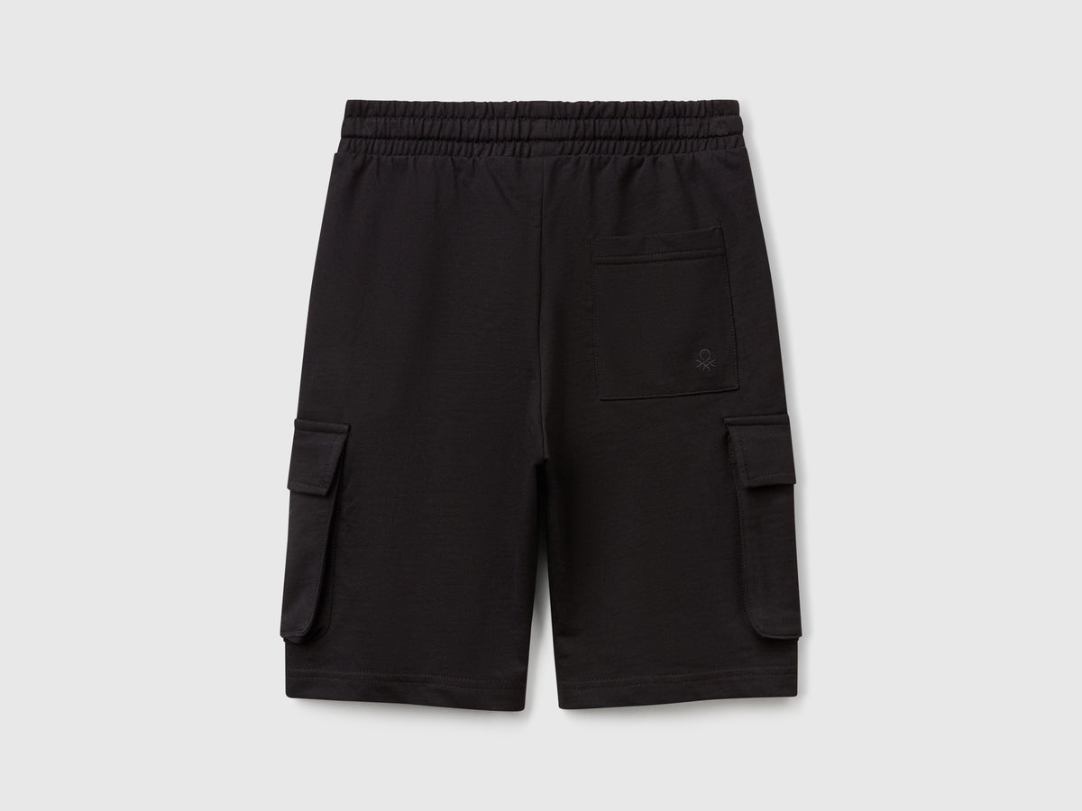Shorts cargo in felpa leggera