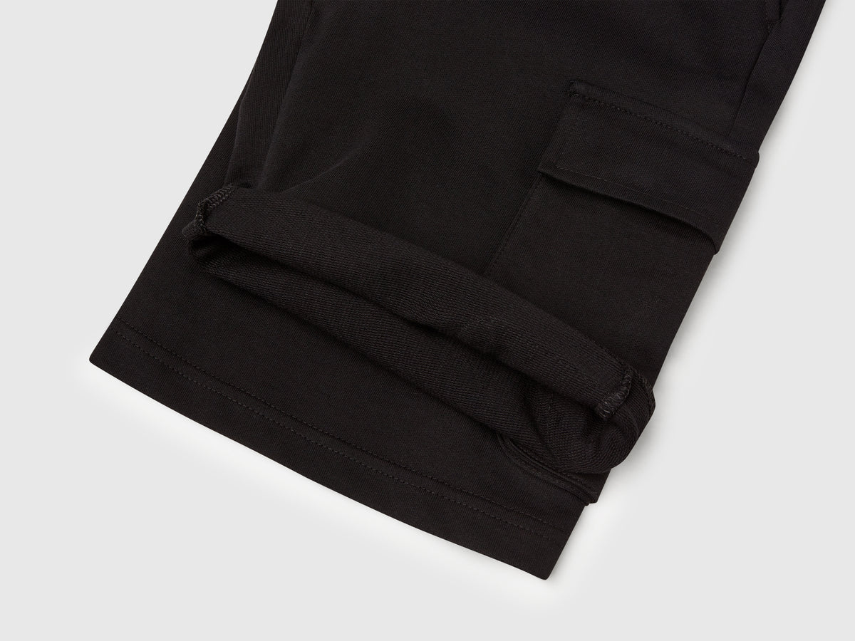 Shorts cargo in felpa leggera