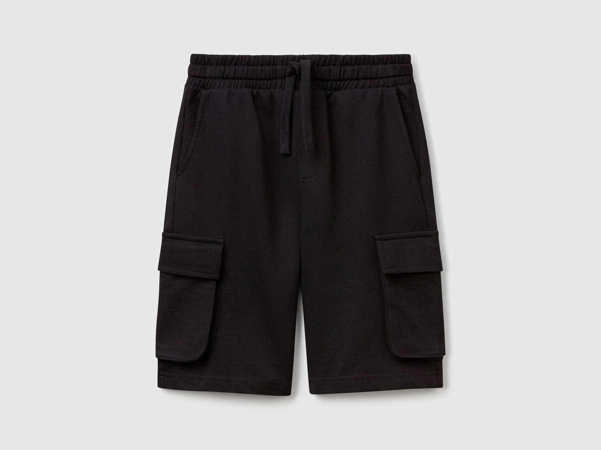 Shorts cargo in felpa leggera