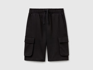 Shorts cargo in felpa leggera