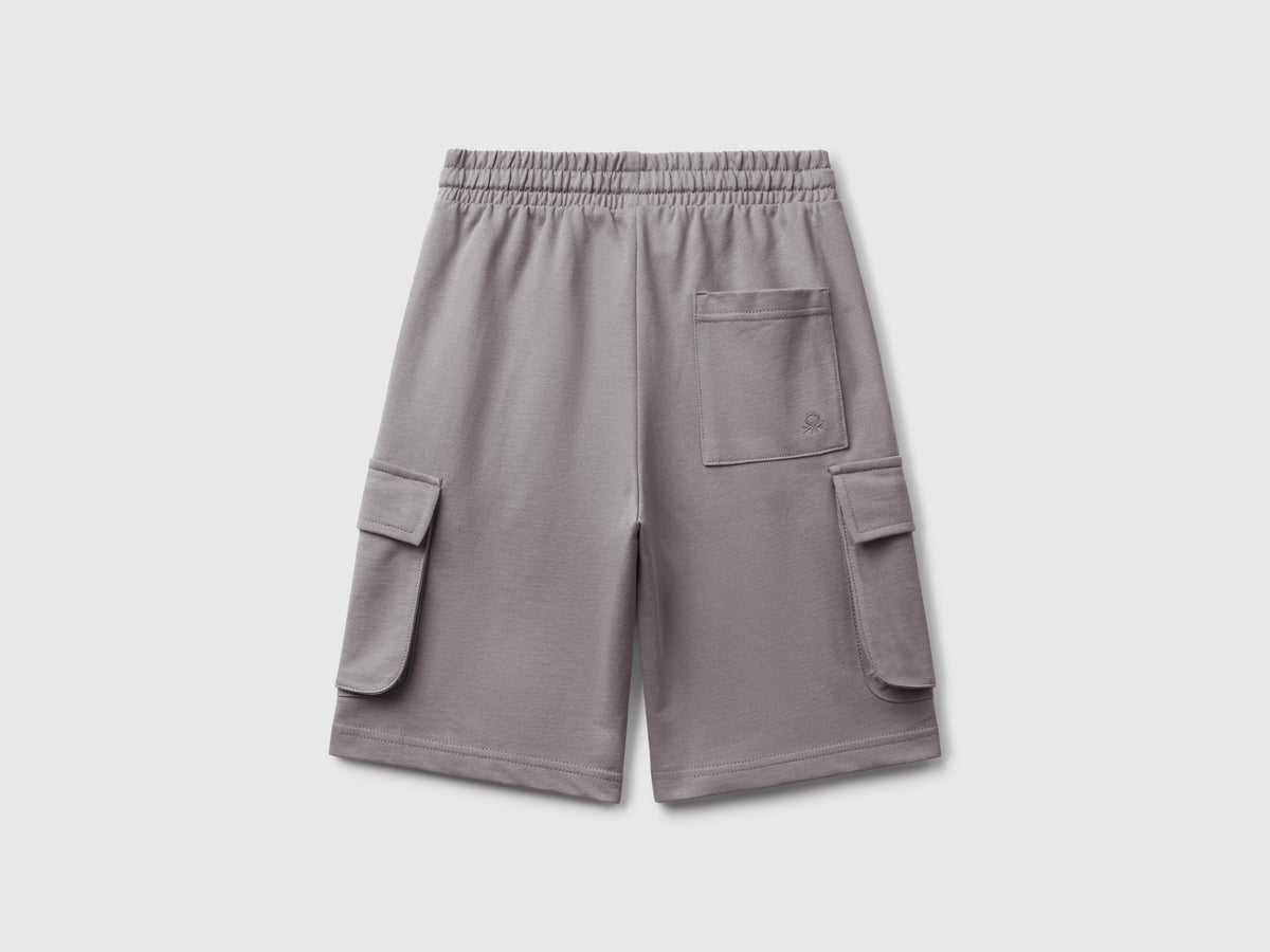 Shorts cargo in felpa leggera