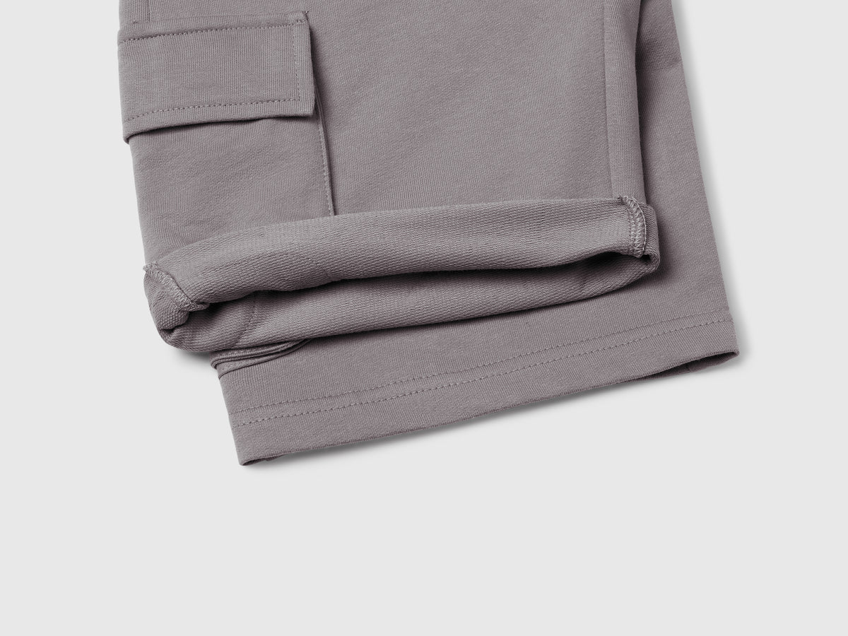 Shorts cargo in felpa leggera
