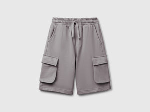 Shorts cargo in felpa leggera
