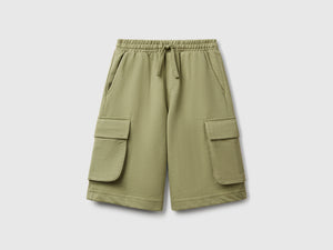 Shorts cargo in felpa leggera