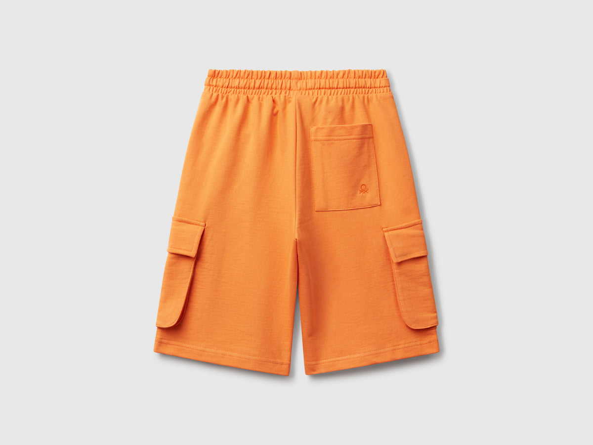 Shorts cargo in felpa leggera