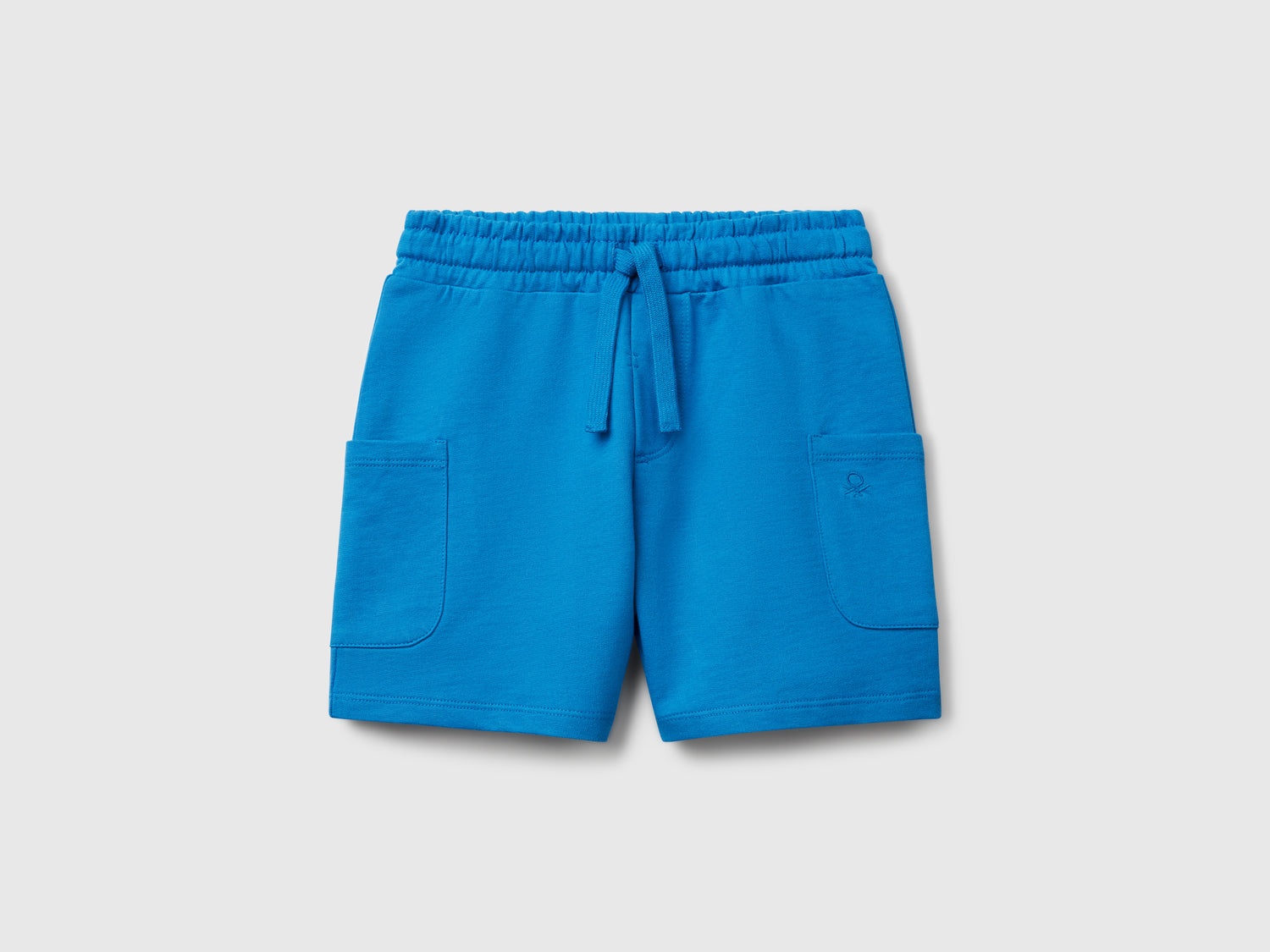 Shorts cargo in cotone da bimbo blu | Benetton Outlet