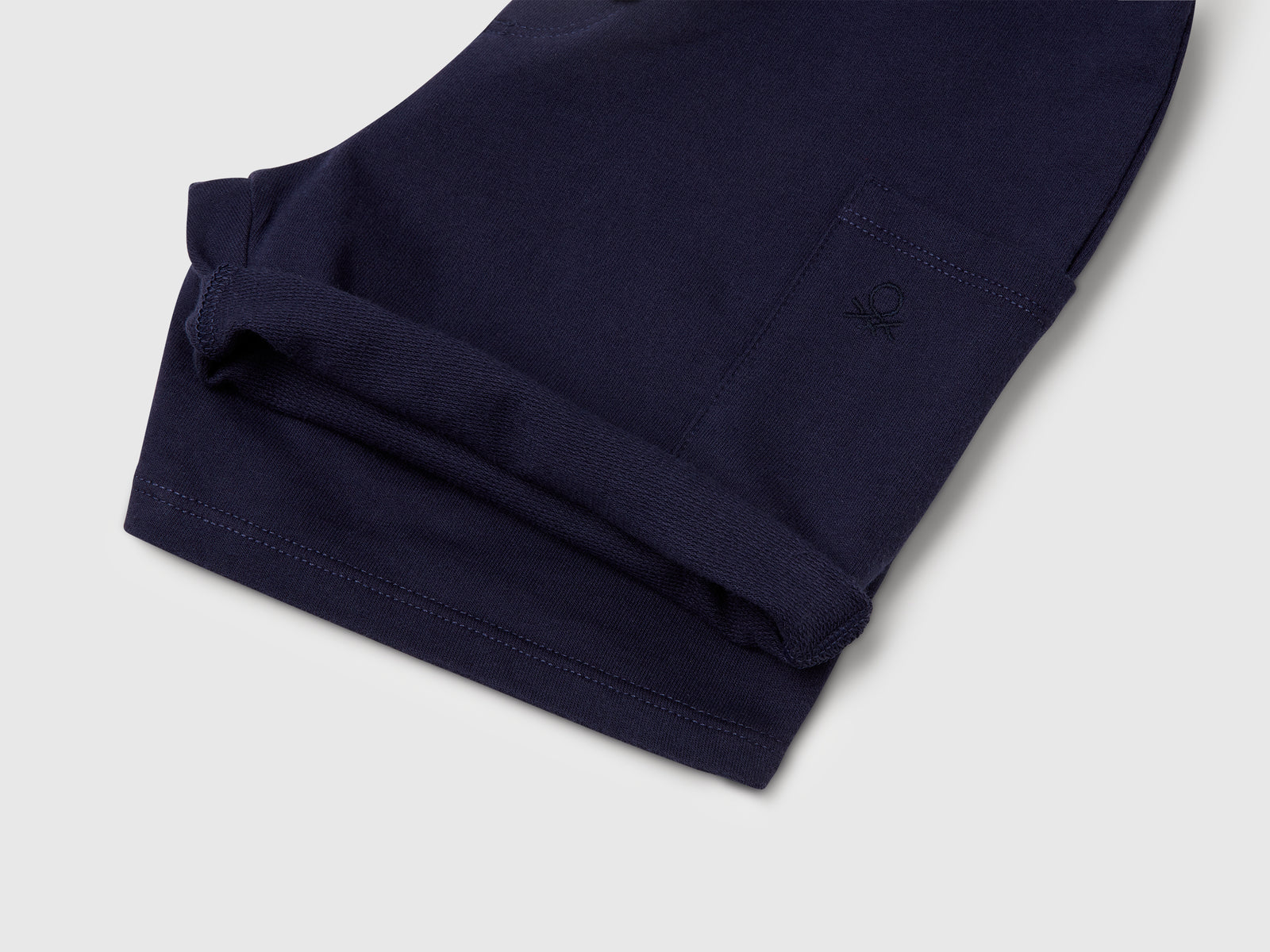 Shorts cargo in cotone da bimbo blu scuro 3 | Benetton Outlet