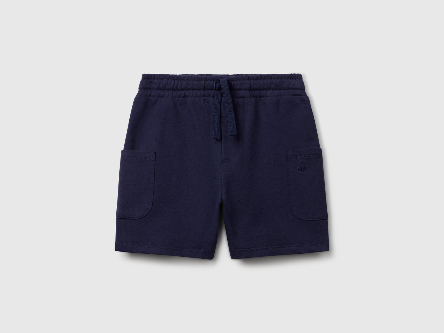 Shorts cargo in cotone da bimbo blu scuro | Benetton Outlet