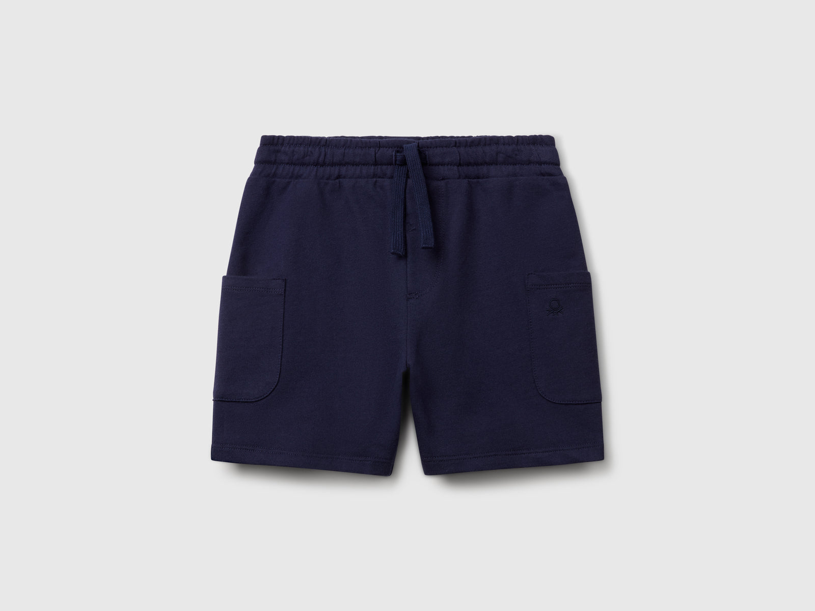 Shorts cargo in cotone da bimbo blu scuro | Benetton Outlet