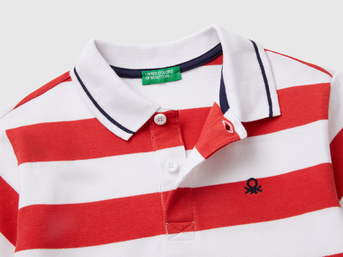 Polo manica corta a righe