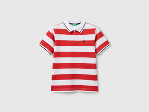 Polo manica corta a righe