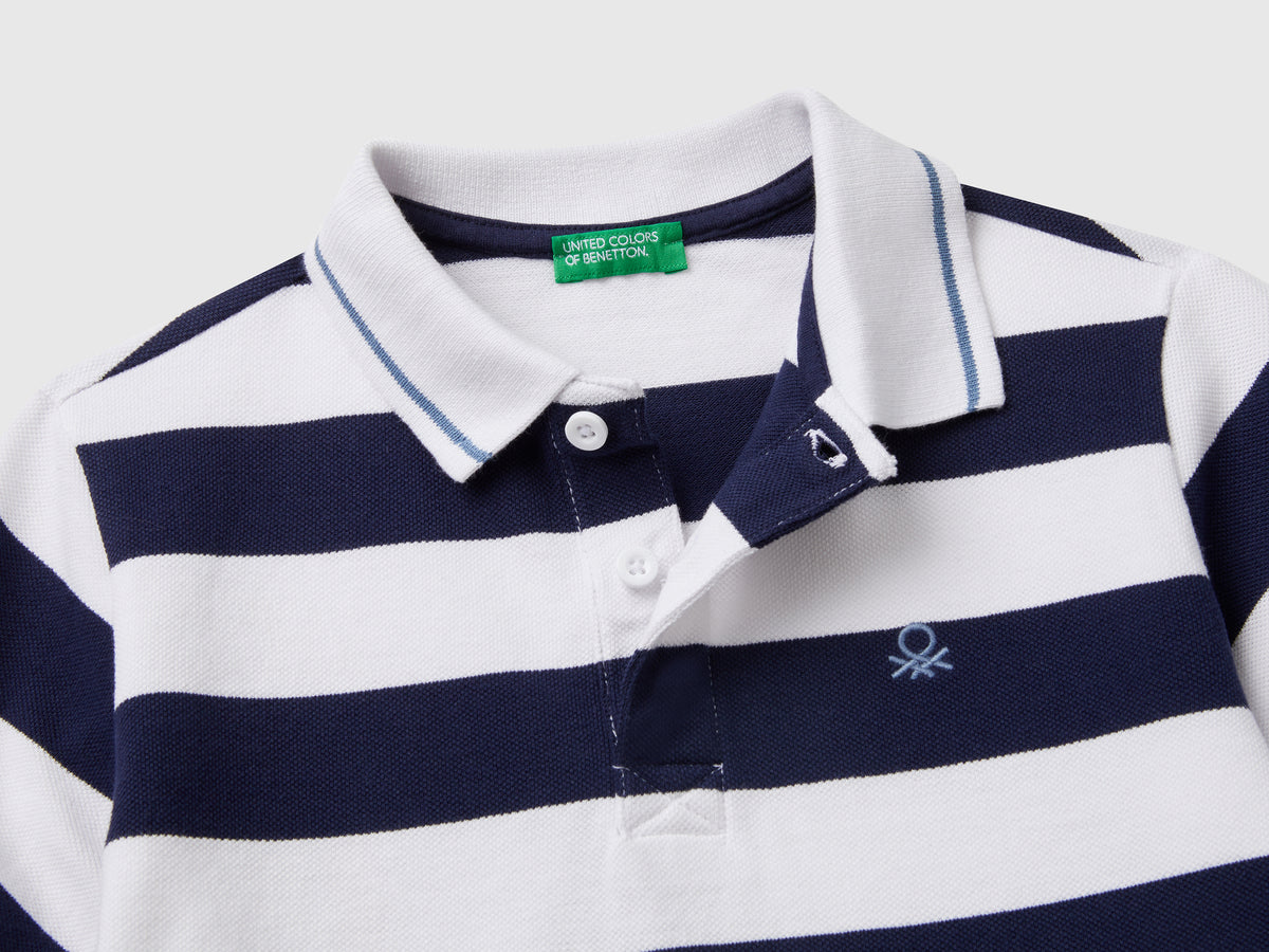 Polo manica corta a righe