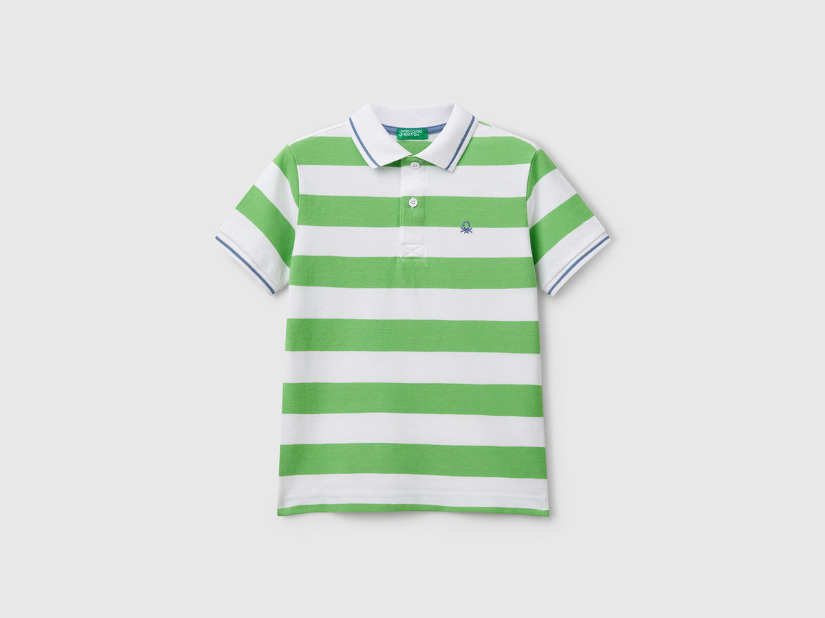 Polo manica corta a righe