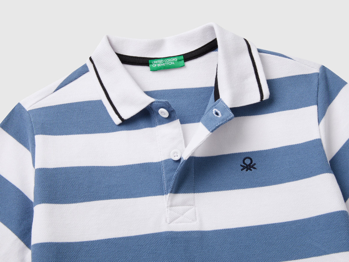 Polo manica corta a righe