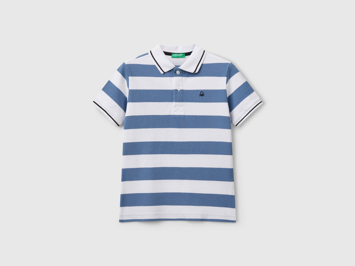 Polo manica corta a righe