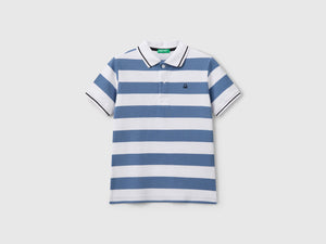 Polo manica corta a righe