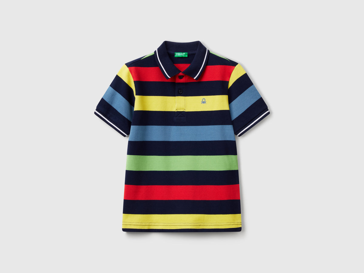 Polo manica corta a righe