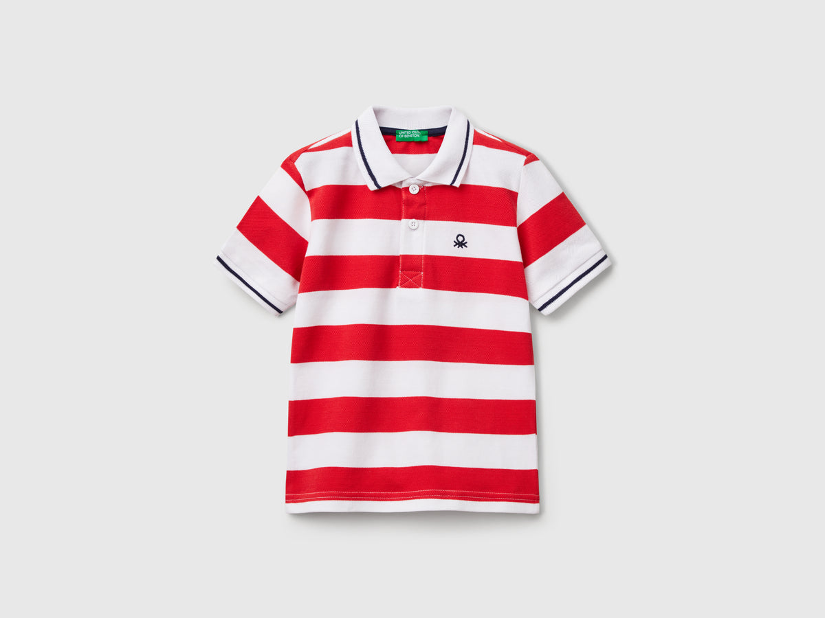 Polo manica corta a righe