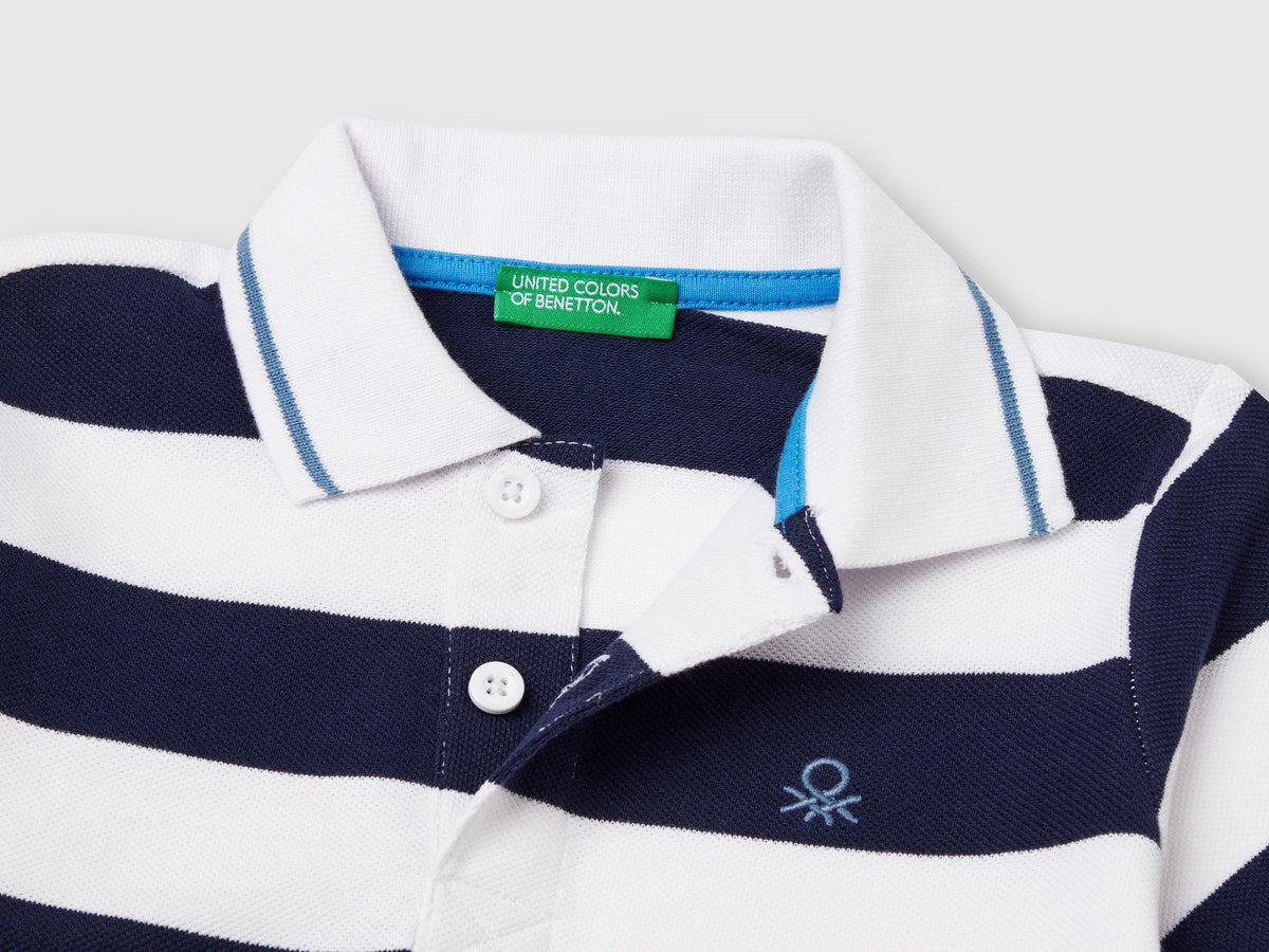 Polo manica corta a righe