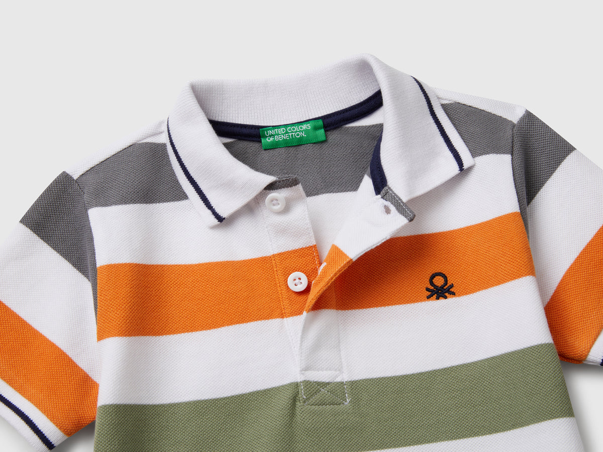 Polo manica corta a righe