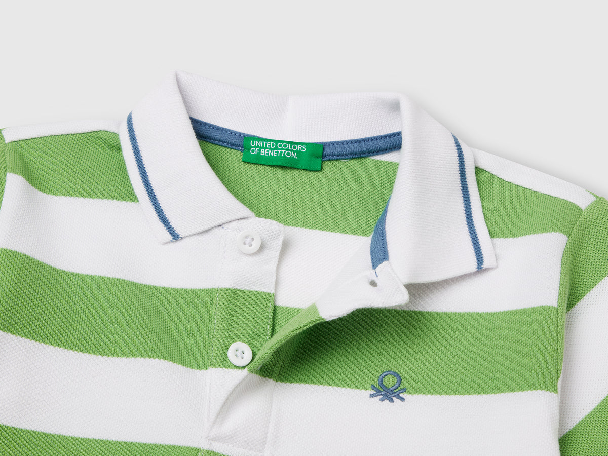 Polo manica corta a righe