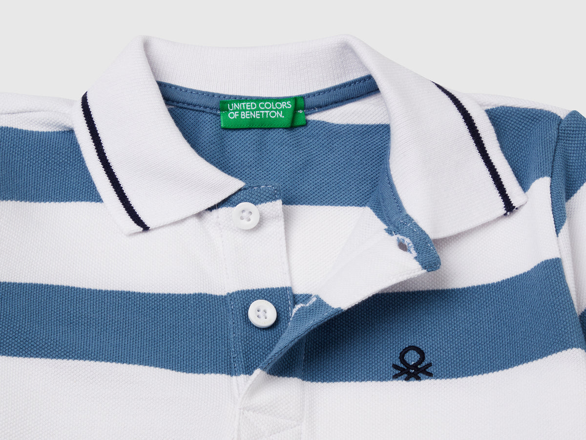 Polo manica corta a righe