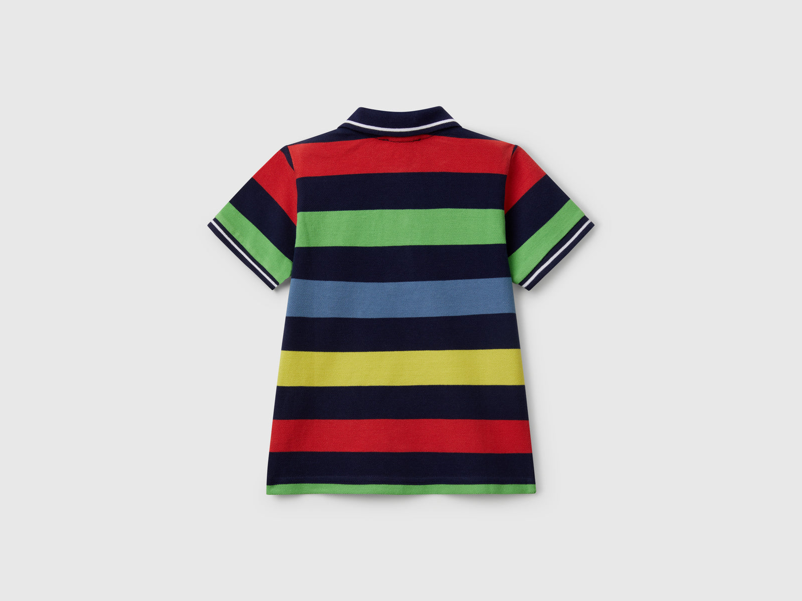 Polo manica corta a righe da bimbo multi-color 2 | Benetton Outlet