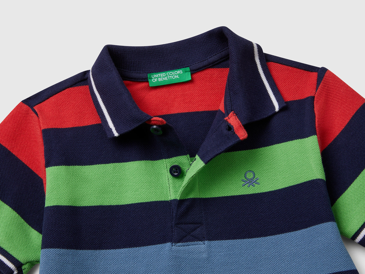 Polo manica corta a righe