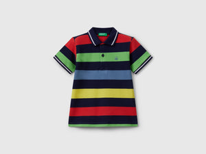 Polo manica corta a righe